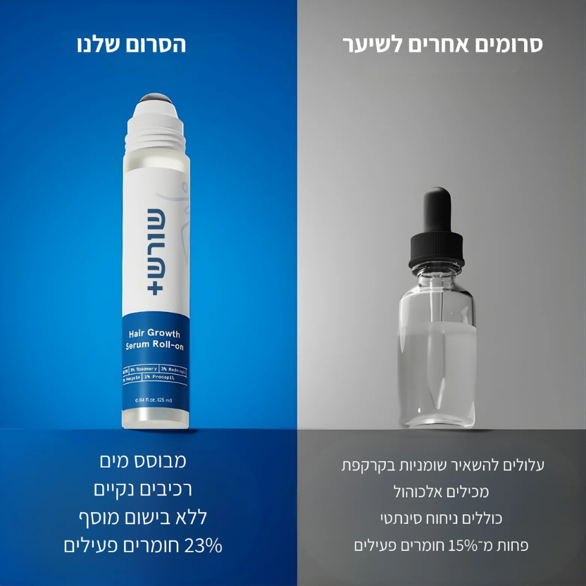 צמיחת שיער של שורשים+
